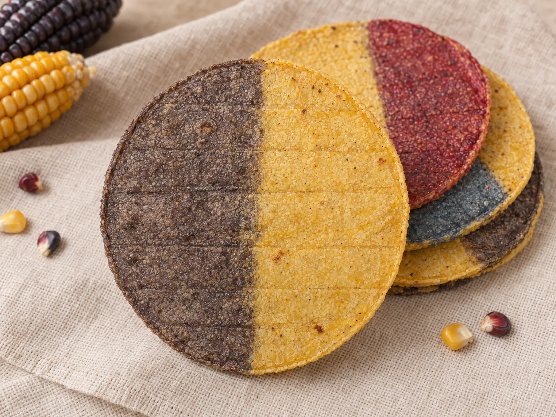 Tortillas bicolor